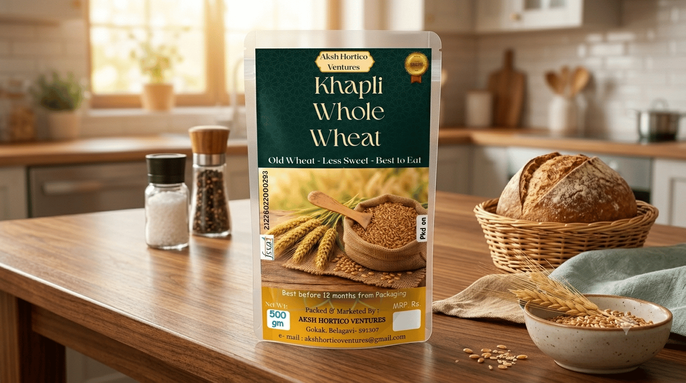 KHAPLI (Emmer Wheat) WHOLE WHEAT