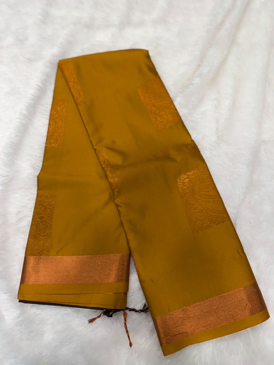 Mustard Yellow Saree