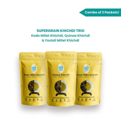 FarmFresco Supergrain Khichdi Trio (3 x 165g)
