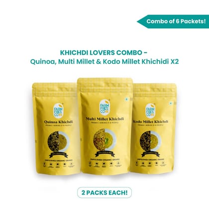 FarmFresco Khichdi Lovers Combo (6 x 165g)