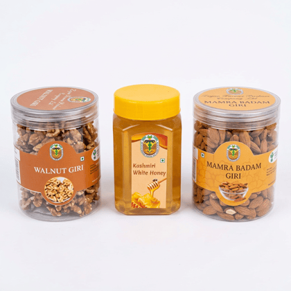 Combo Pack (Walnut, Kashmiri White Honey, Almond Giri) 3 Pack