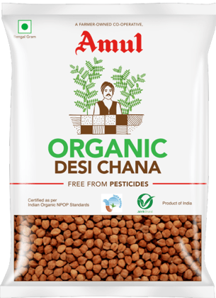 Amul Organic Desi Chana (brown) 500 Gram Amul Organic Desi Chana (brown) 500 Gram
