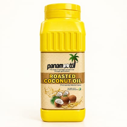 Panamoottil 1L Yellow Coconut Oil Jar