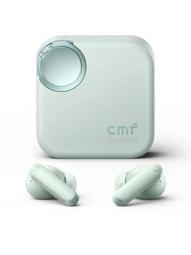 CMF by Nothing Buds 2 True Wireless Earbuds with 48dB Hybrid ANC, 11mm Driver, Bluetooth 5.4, 55 Hours Battery Life, Light Green