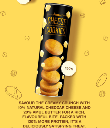 AMUL Cheese Cookies 150 gm