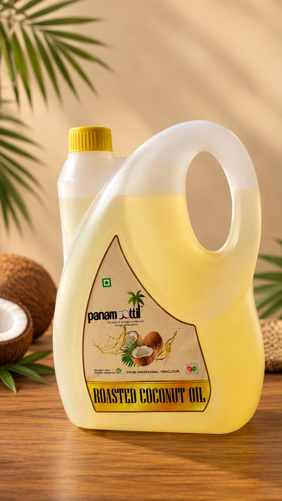 Panamoottil Kerala Roasted Coconut Oil – 2 KG Can