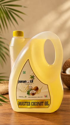 Panamoottil Kerala Roasted Coconut Oil – 5 KG Can