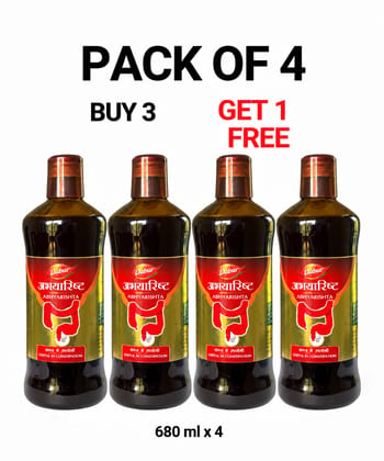 Dabur Abhyarishta 680 ml - Pack of 4 (Buy 3 Get 1 Free)