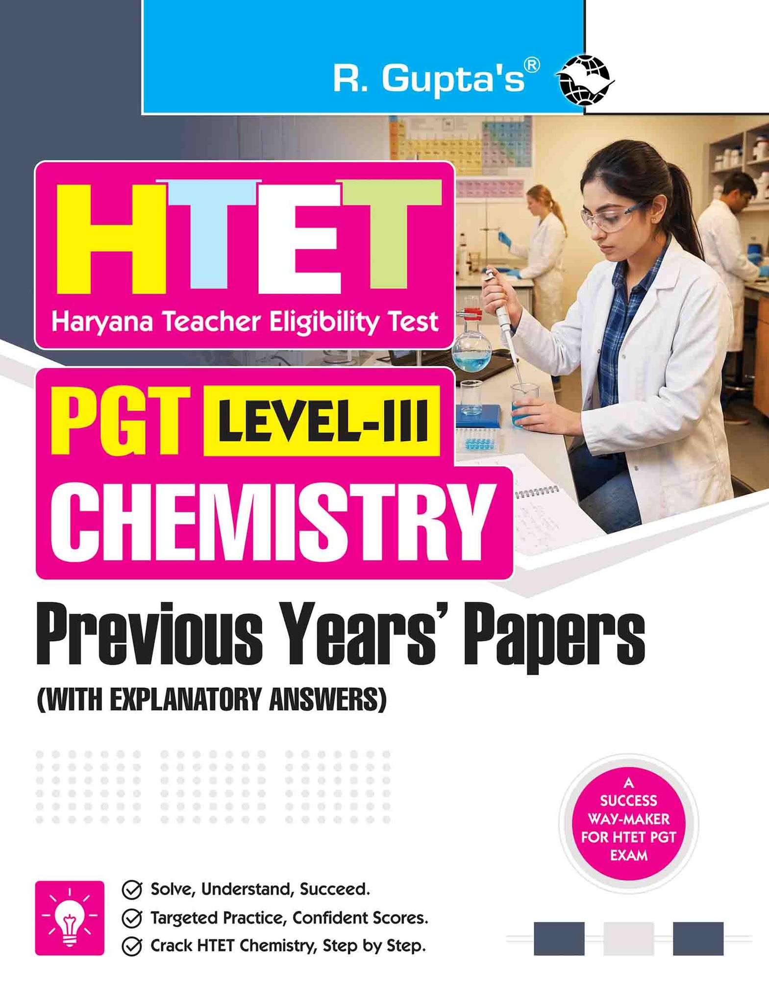 HTET: PGT Chemistry (Level III) – Previous Years' Papers (with Explanatory Answers) (R-2984)