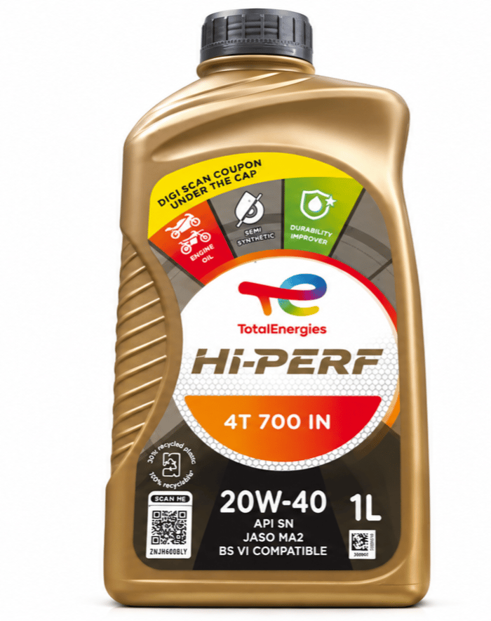 TotalEnergies Hi-Perf 4T 700 IN 20W-40 1Ltr 