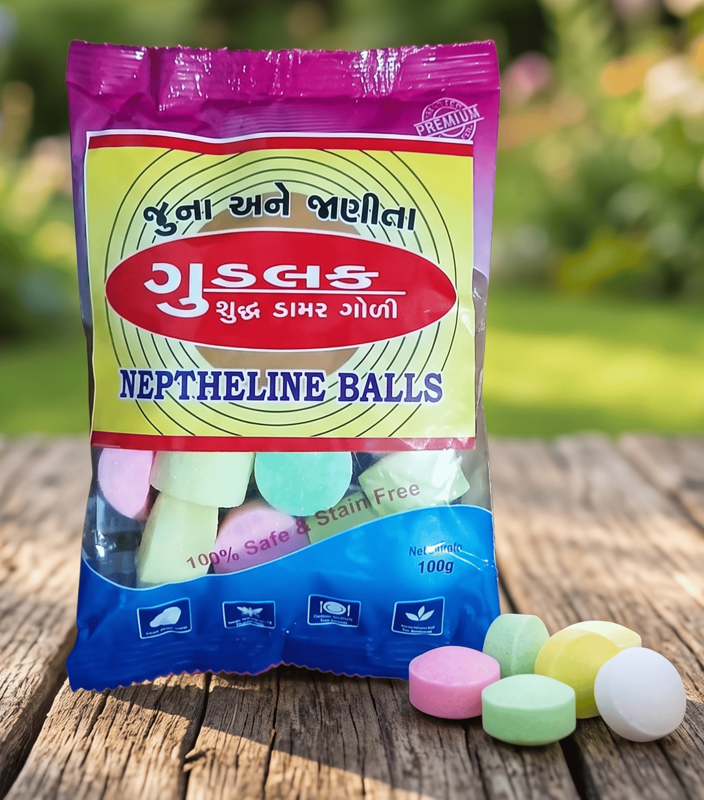 Goodluck Neptheline Coloring Balls. 