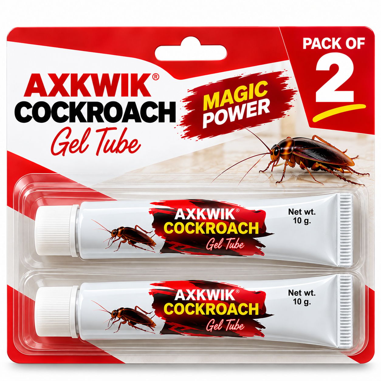 Ultimate Cockroach Killer Gel | Powerful Cockroach Eliminator Gel for Home Office Kitchen Pack Of 2