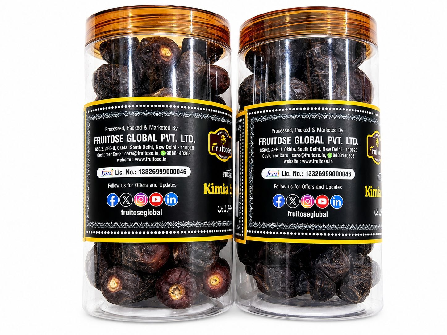 Premium Ajwa & Kimia Gold Dates Combo Pack | 500g + 500g (1Kg)