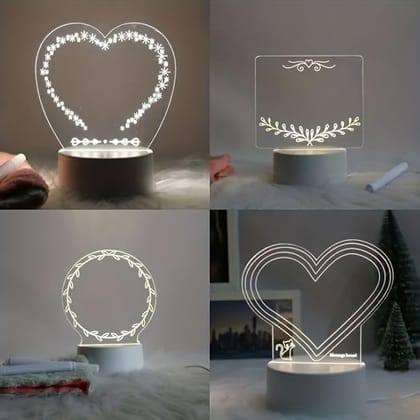 Creative 3D LED Night Lamp, Decorative Illusion Light for Bedroom, Living Room and Home Décor Creative 3D LED Night Lamp, Decorative Illusion Light for Bedroom, Living Room and Home Décor