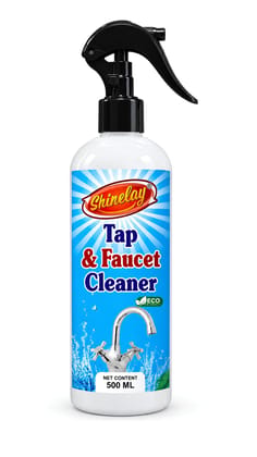 Shinelay Tap & Faucet Cleaner - Water Mark, Stain & Remover for Bathroom & Kitchen - 500 ML Shinelay Tap & Faucet Cleaner - Water Mark, Stain & Remover for Bathroom & Kitchen - 500 ML