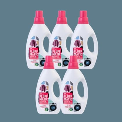 Fluff Matic Front Load Liquid Detergent - Pack of 5