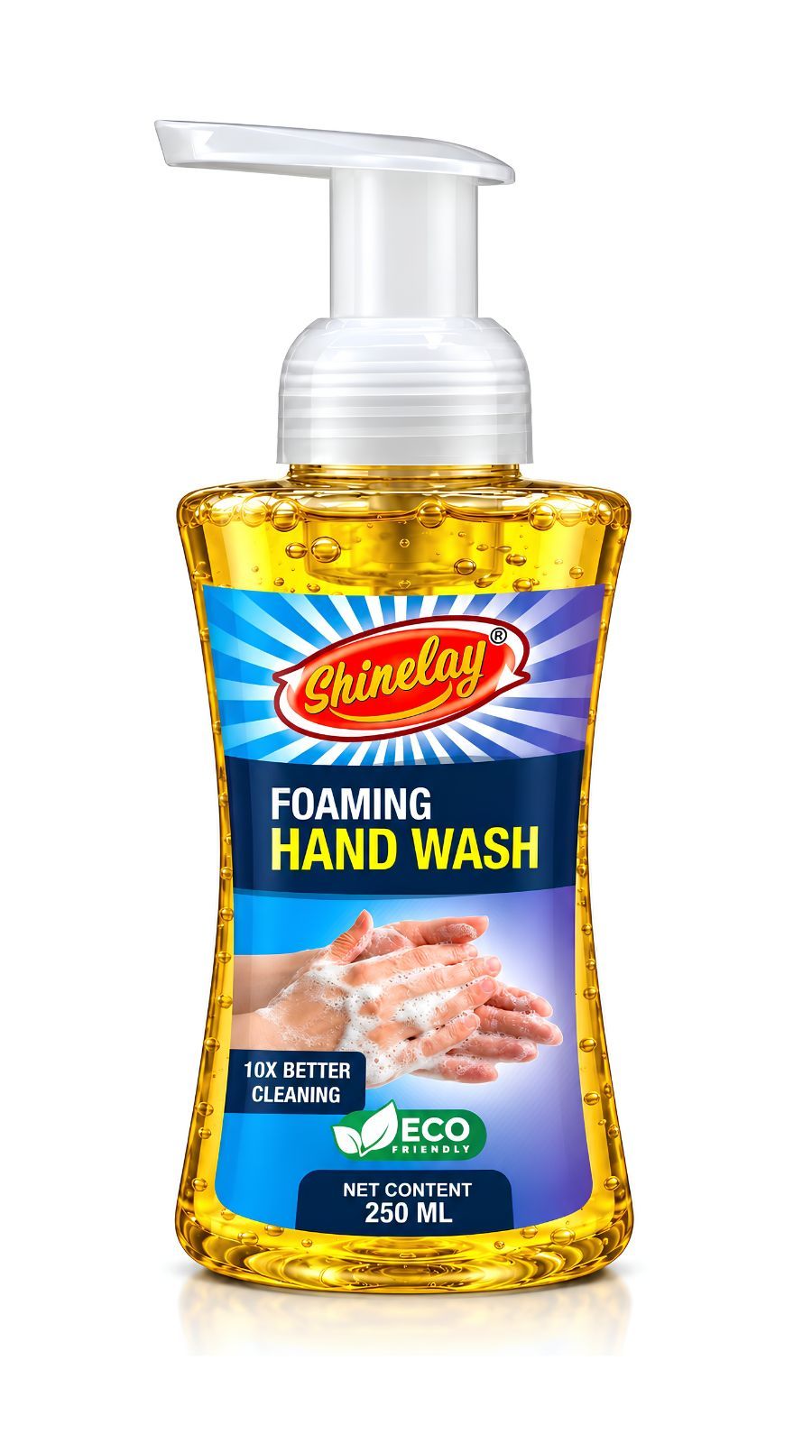 Shinelay Foaming Hand Wash - 10X Better  Hand Hygiene - 250 ML