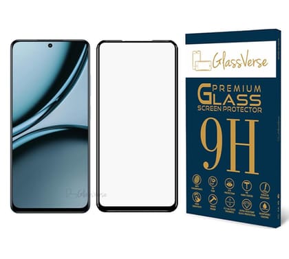 GlassVerse 11D Tempered Glass For Realme Narzo 70X 5G Cellphone (Pack of 1) With Free Installation Kit Full Screen Coverage-6.72 Inch GlassVerse 11D Tempered Glass For Realme Narzo 70X 5G Cellphone (Pack of 1) With Free Installation Kit Full Screen Cover