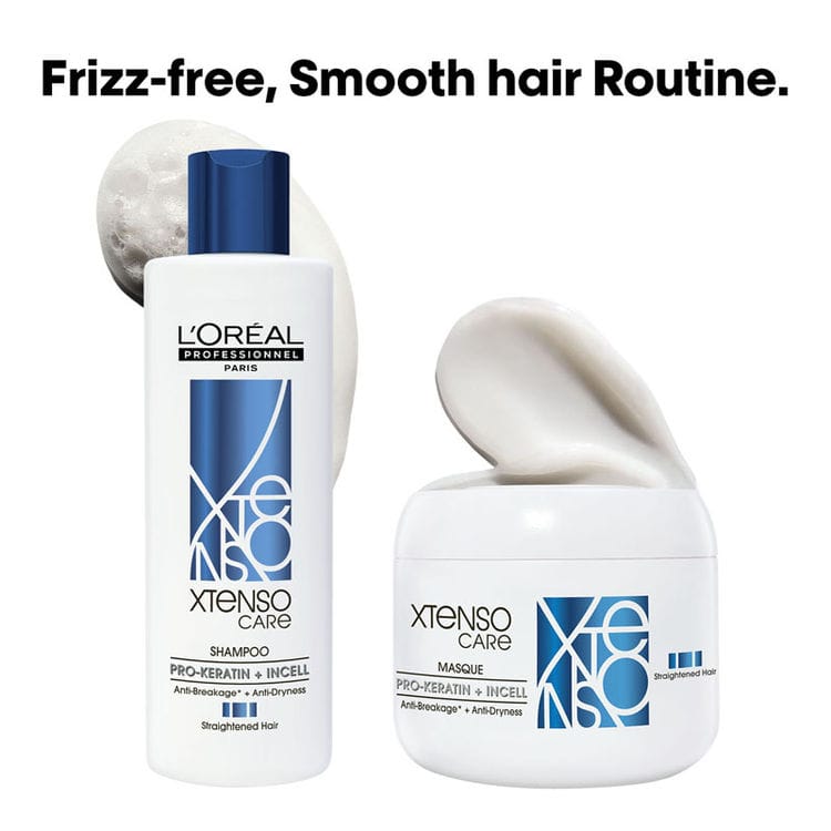 Loreal Professionnel X-Tenso Care Pro-Keratine Shampoo & Masque(250ml + 196gm) Pack of 2