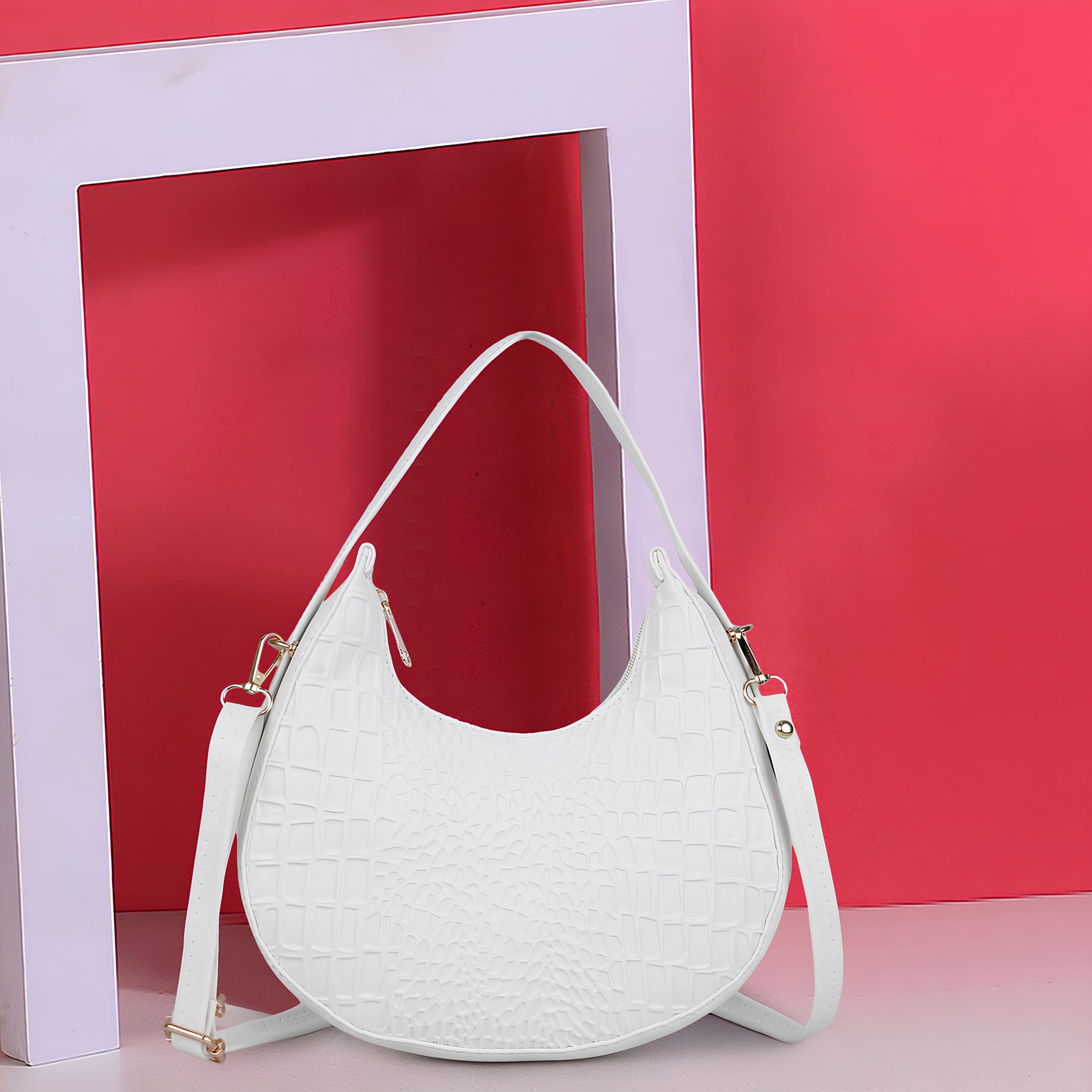 Fancy Women Hobo Shoulder Handbag, Trendy Casual Purse for Ladies, Stylish Fashion Bag for Office and Outings