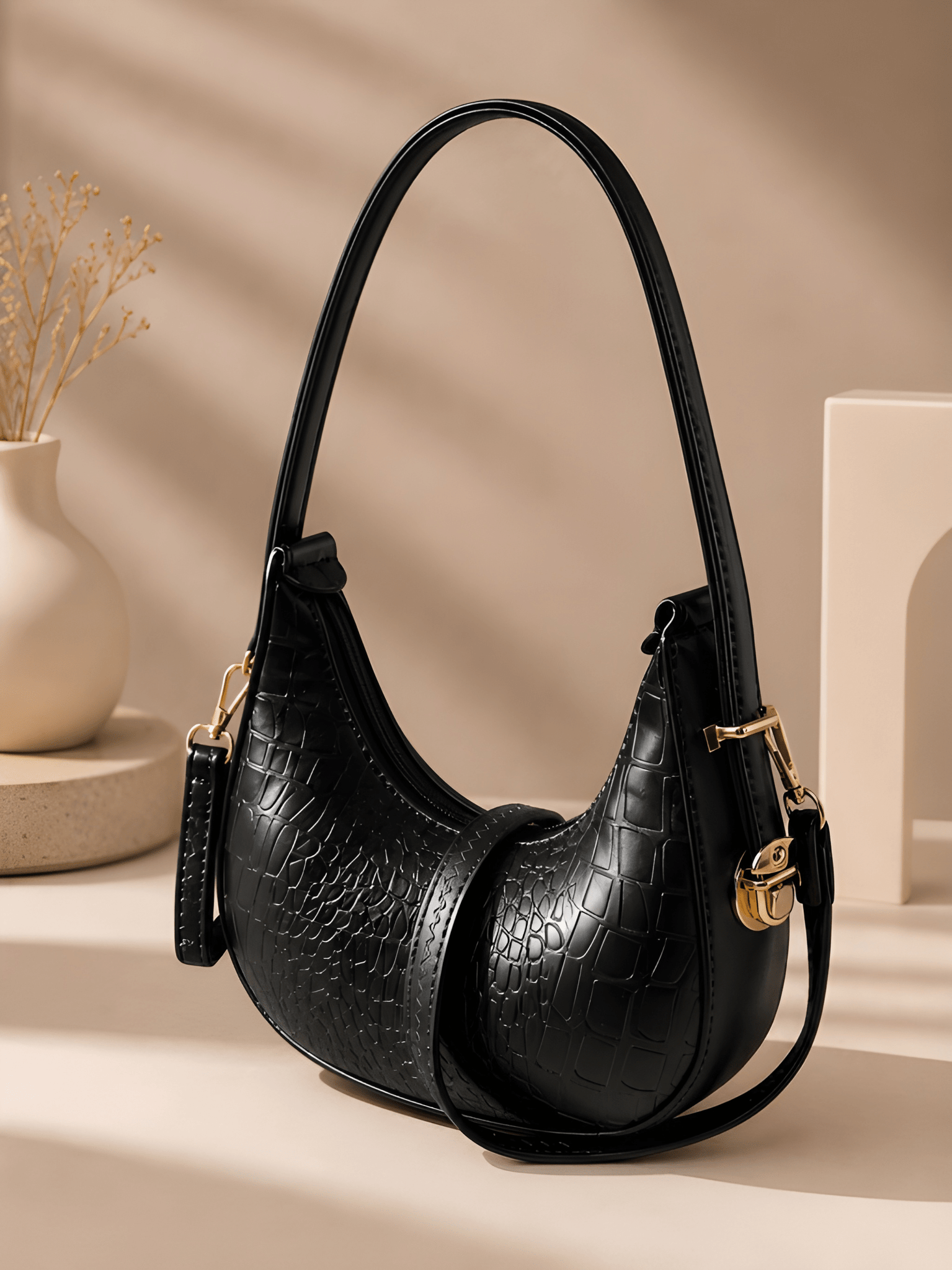 Trendy Women Hobo Shoulder Handbag, Trendy Casual Purse for Ladies, Stylish Fashion Bag for Office and Outings