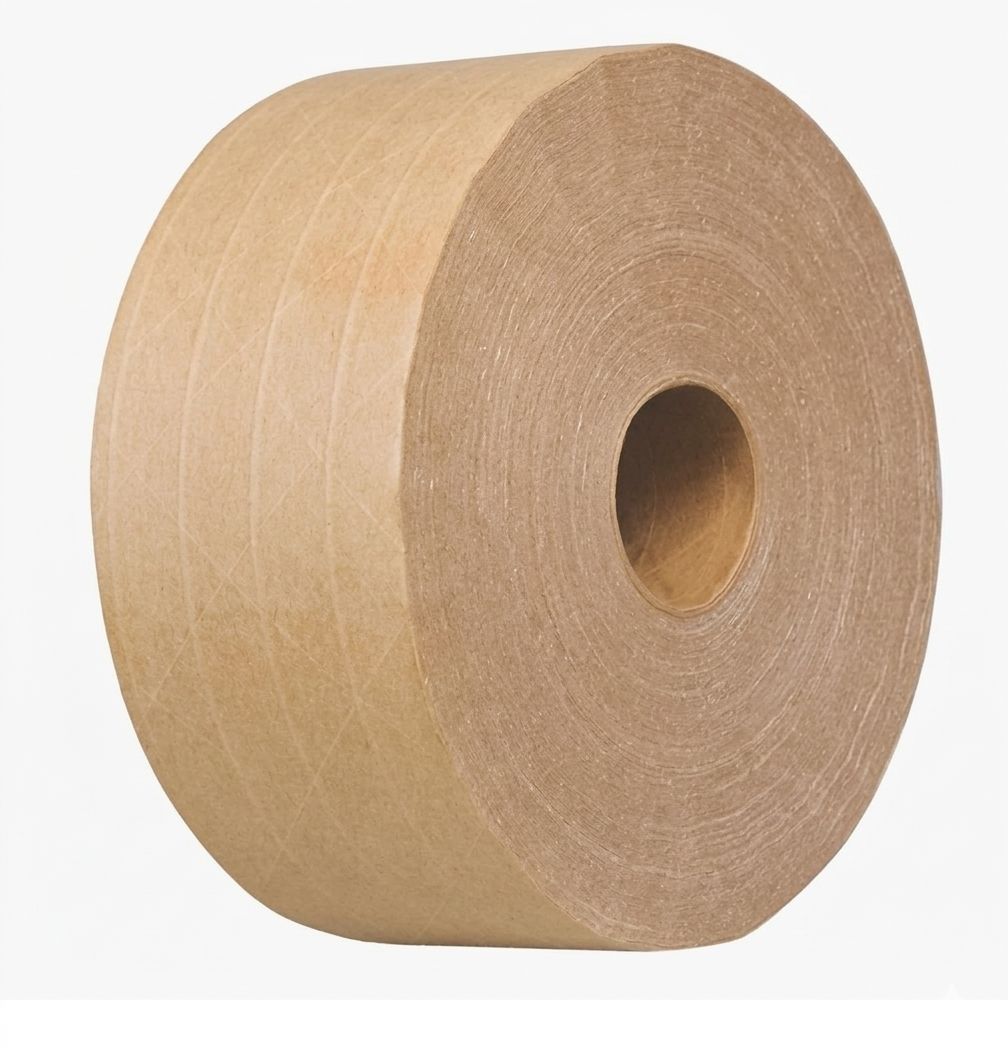 Viyazhthi Reinforced Water Activated Kraft Paper Tape 2.75" x 350ft INI Natural