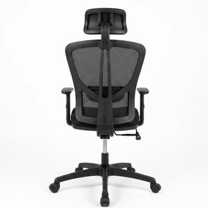 Ergonomic High Back Mesh Office Chair with Adjustable Headrest and Armrests