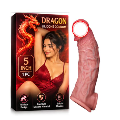 5 Inch Dragon Fantasy Silicone Accessory | Distinctive Textured Adult Wellness Product | Single Piece Pack