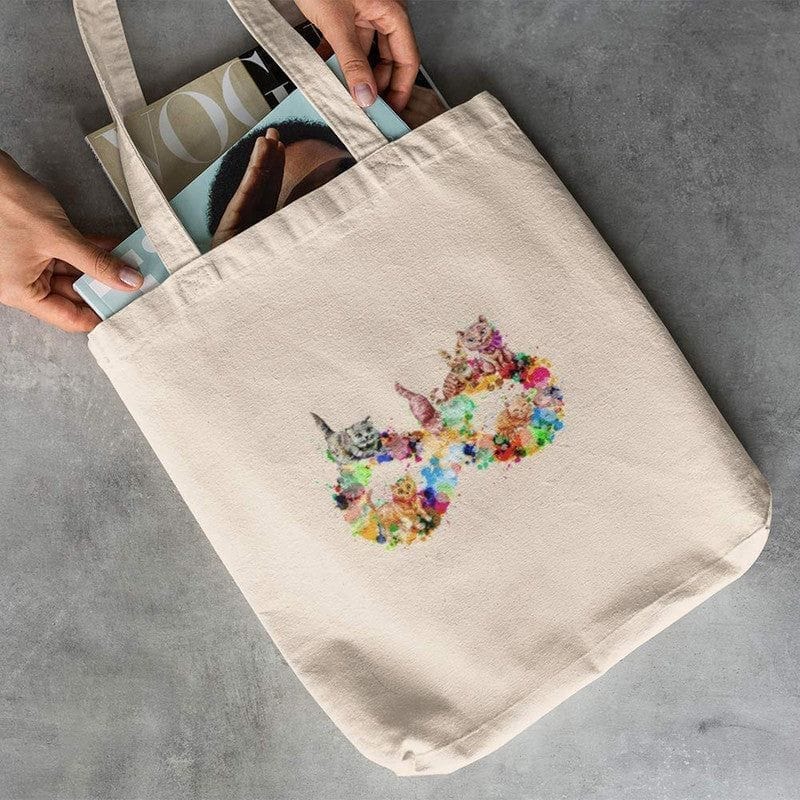 Infinity Cat Love Tote Bag