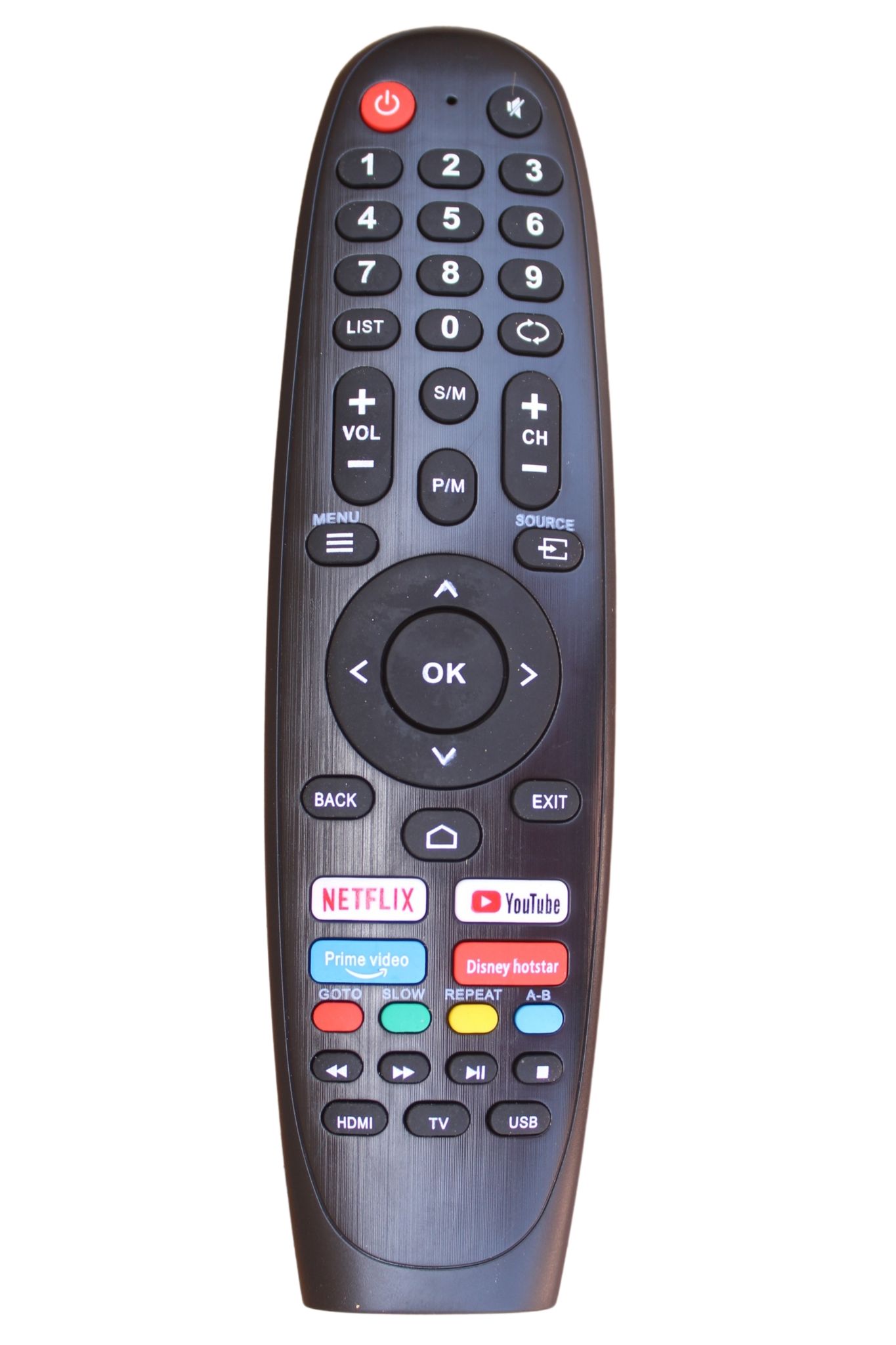 V3Deals Remote Control Compatible with Sansui/Blaupunkt/Estar/ Caixun/Mu/Magic World/ Magic Pro/Star X/Compac Impex/Stargold/China/Chinese Assembled Smart LED/LCD/HD TV Models (China LED 003)