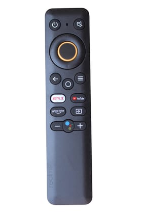 V3Deals Replacement Remote Control for Realme Smart 4K Android LED OLED QLED TV, realme Remote with Netflix Prime Video and YouTube Hot Keys (Realme Voice)