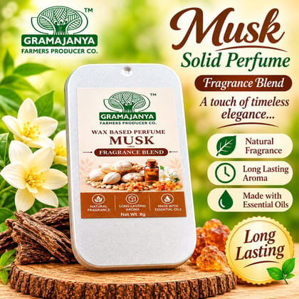 Bees wax solid perfumes - Musk (8gms) Bees wax solid perfumes - Musk (8gms)