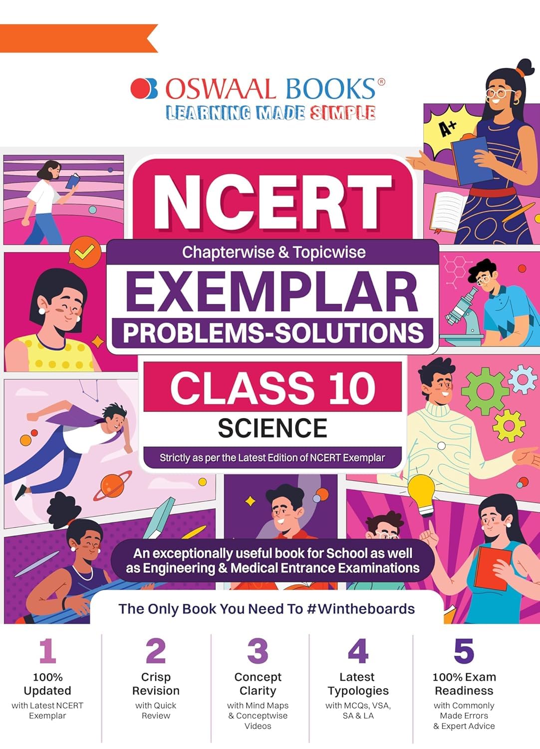 Oswaal NCERT Exemplar (Problems - Solutions) Class 10 Science Book For 2024 Board Exams Paperback  29 September 2023 [Paperback] Oswaal Books And Learning Private Limited