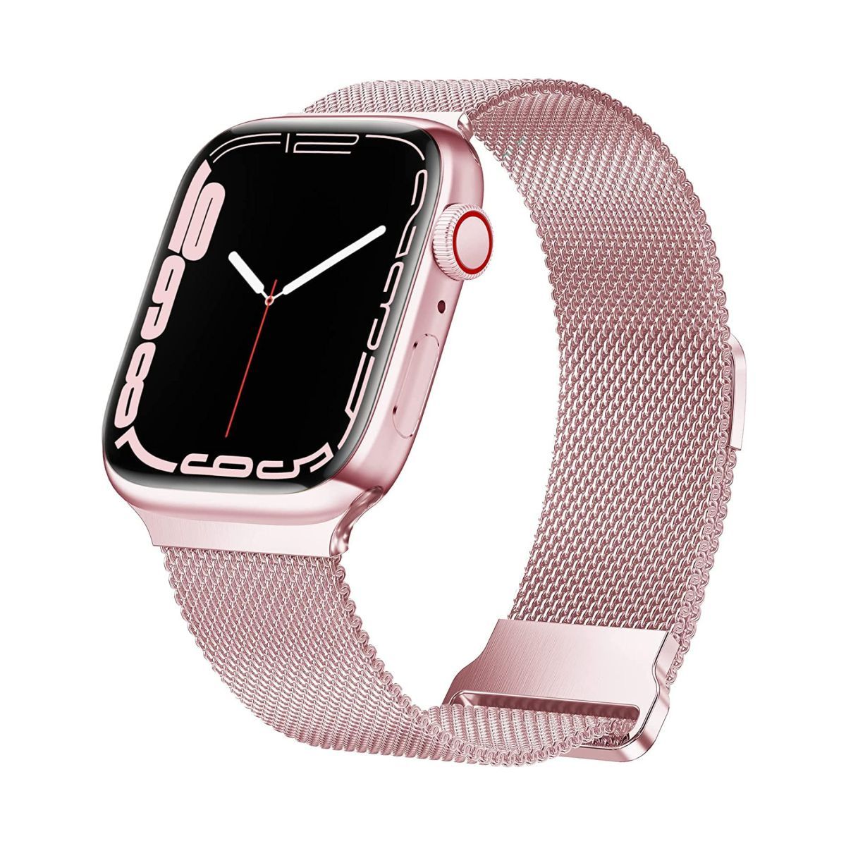 Melanese Mesh Rose Pink Strap - 20 MM