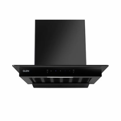 Glen 60 cm 1200 m/hr Filterless Thermal Autoclean Kitchen Chimney, T-Shaped |(Hood Selena 60,Touch & Gesture Control,Black) Glen 60 cm 1200 m/hr Filterless Thermal Autoclean Kitchen Chimney, T-Shaped |(Hood Selena 60,Touch & Gesture Control,Black) - 1200