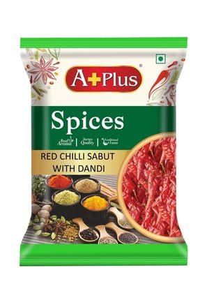 Aplus Red Chili Whole with Dundi 250gm(pouch)