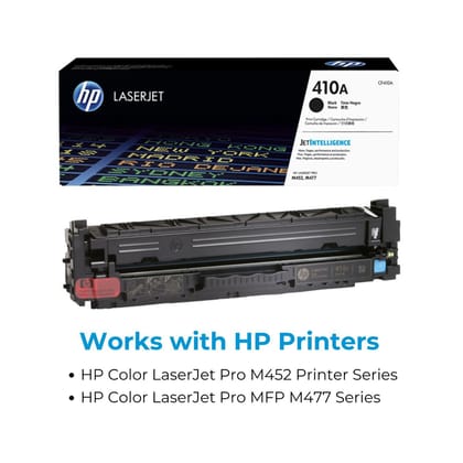HP 410A Black Original LaserJet Toner Cartridge (CF410A)