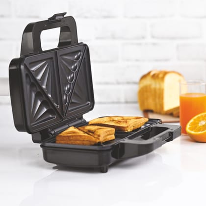 Electric Jumbo Sandwich Maker with Non-Stick Coating Plates, 1000W - (SA3025JSM)