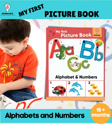 My First Picture Books for Kids - Alphabet ABC picture book and Numbers 123 picture book | HARDCOVER [Hardcover] [Jan 01, 2023] Edsmart Edu Services Pvt Ltd and Edsmart Edu Services Pvt Ltd