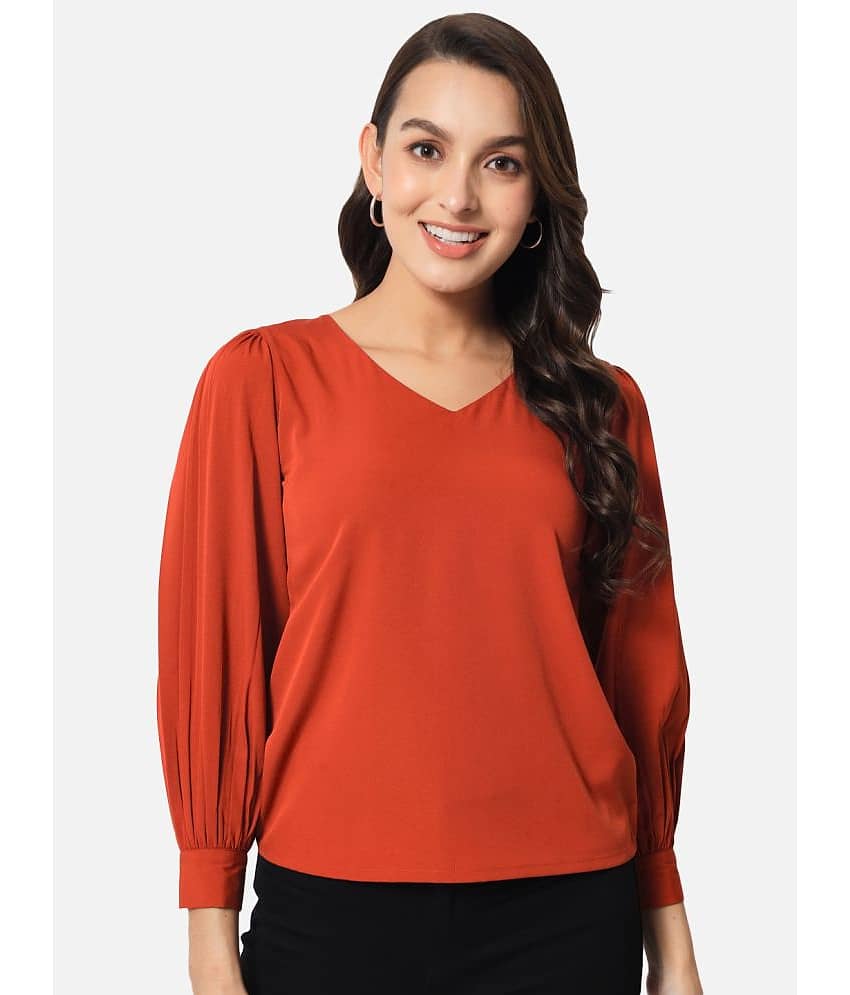 ALL WAYS YOU Women's Polyester Regular Top ( Orange )