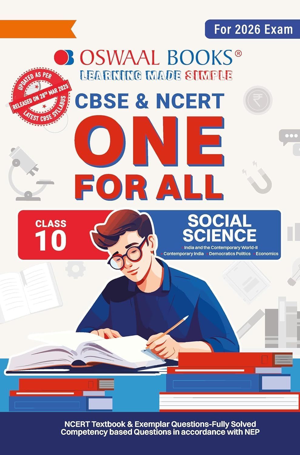 Oswaal Books One For All Class 10 Social Science CBSE & NCERT Guide, 2026 Exam Edition, Updated per Latest CBSE Syllabus [Paperback] Oswaal Books And Learning Private Limited