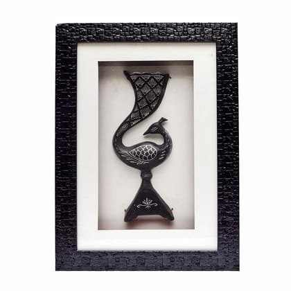 Bidri Work  Peaccok Frame Tarkashi Work  (1SMTDCOKA07916)