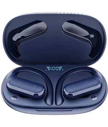 Life Like Bluetooth Earbuds Earhook Earbuds Over Ear TWS Blue