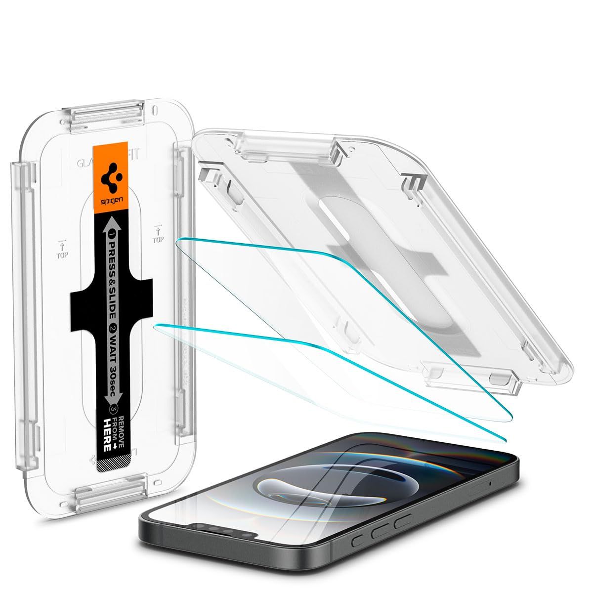Spigen EZ Fit Tempered Glass Screen Protector Guard for iPhone 16e/14/13/13 Pro - 2 Pack [Sensor Protector] Spigen EZ Fit Tempered Glass Screen Protector Guard for iPhone 16e/14/13/13 Pro - 2 Pack [Sensor Protector] - transparent / iPhone 16e/14/13 Pro/1