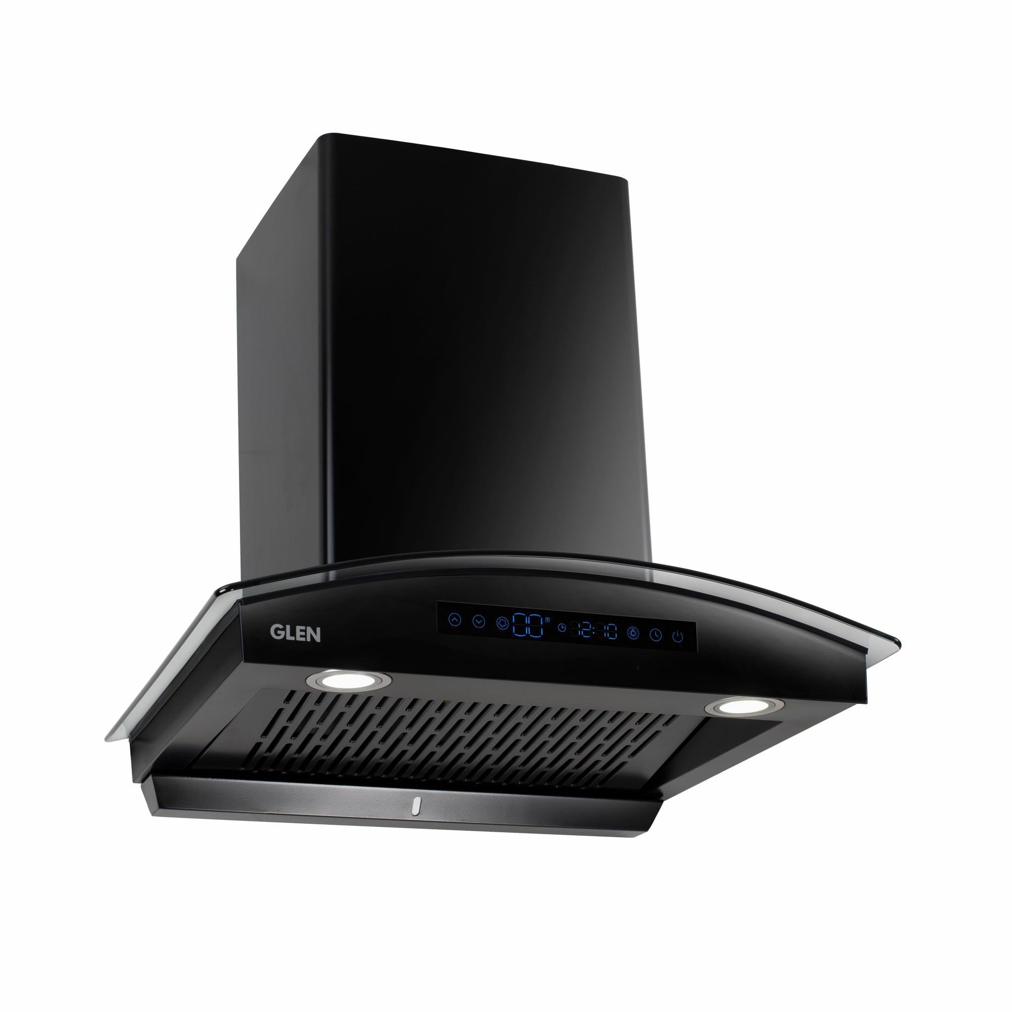 Auto Clean Curved Glass Chimney with Inverter Technology, BLDC Motor 1400 m³/h - 60/76/90cm (6069 BL BLDC AC )