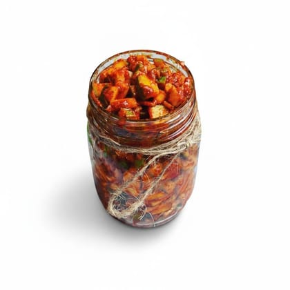Traditional Spicy Vegetable Pickle - 250 gm - One glass jar