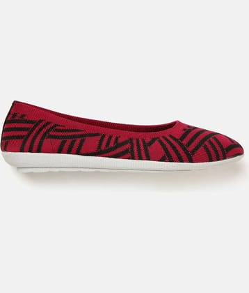 MARC LOIRE Red Ballerinas