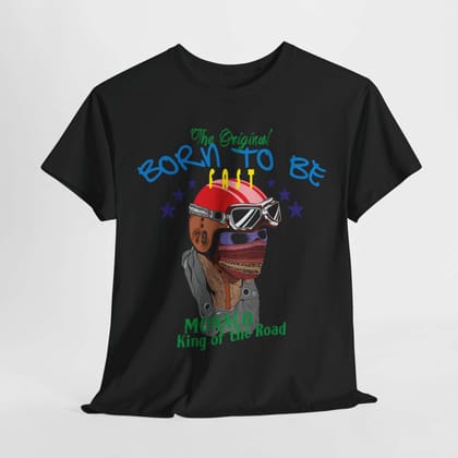 Premium Cotton T-Shirts with Bold Graphic DTF Prints (Color-Black, Size-L)