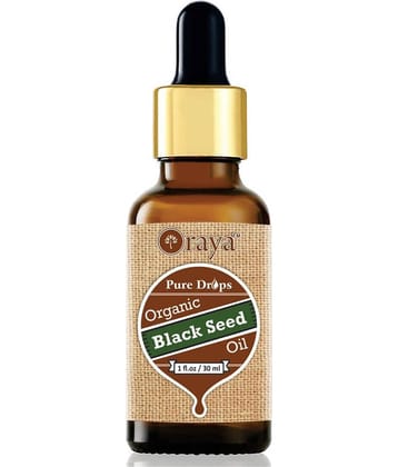ORAYA 100% Pure & Organic Blackseed ( Kalonji) Oil- 30 ml