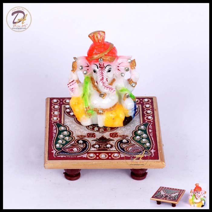 Marble Chowki Ganesha
